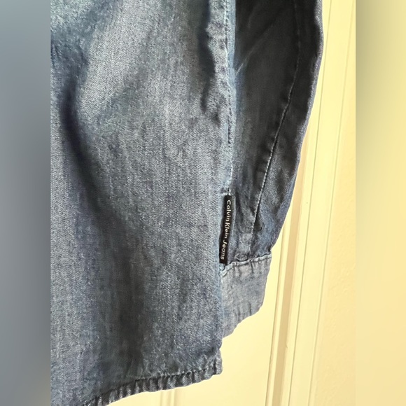 Calvin Klein Jeans Ombré Chambray Denim Shirt - Picture 3 of 7